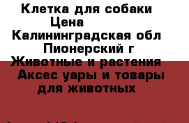 Клетка для собаки › Цена ­ 4 500 - Калининградская обл., Пионерский г. Животные и растения » Аксесcуары и товары для животных   